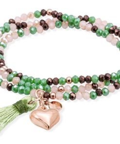 Pulseras Marina Garcia | Pulsera Zen After Eight Con Coraz N