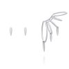 Pendientes Marina Garcia | Earcuff Link Xl En Plata