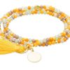 Pulseras Marina Garcia | Pulsera Zen Mostaza Con Chapa