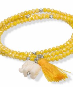 Pulseras Marina Garcia | Pulsera Zen Amarillo En Plata