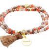 Pulseras Marina Garcia | Pulsera Zen Roble Con Chapa Mam