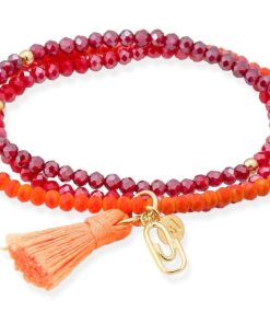 Pulseras Marina Garcia | Pulsera Zen Ne N Naranja Con Clip Amistad