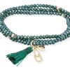 Pulseras Marina Garcia | Pulsera Zen Verde Con Clip Amistad