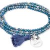 Pulseras Marina Garcia | Pulsera Zen Azul En Plata