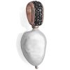 Colgantes Marina Garcia | Colgante Pave Pearl En Plata Negra