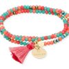 Pulseras Marina Garcia | Pulsera Zen Mandarina Con Chapa Gr Cies