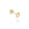 Piercings Marina Garcia | Piercing Stud En Oro Amarillo 18Kt