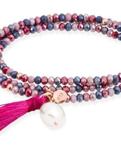 Pulseras Marina Garcia | Pulsera Zen En Plata Rosa