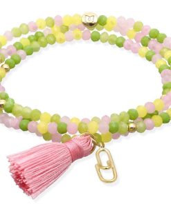 Pulseras Marina Garcia | Pulsera Zen British Rose Con Clip Amistad