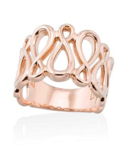 Anillos Marina Garcia | Anillo Eight En Plata Rosa