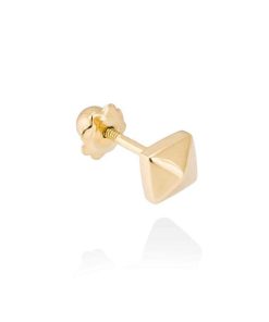 Piercings Marina Garcia | Piercing Stud Large En Oro Amarillo 18Kt