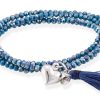 Pulseras Marina Garcia | Pulsera Zen Azul En Plata