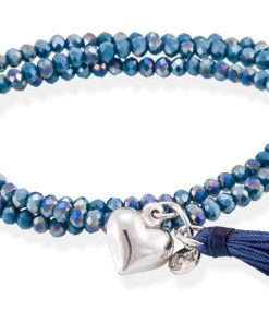 Pulseras Marina Garcia | Pulsera Zen Azul En Plata