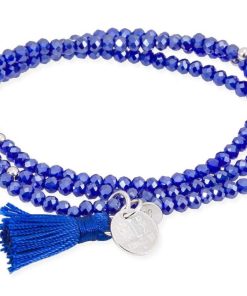 Pulseras Marina Garcia | Pulsera Zen Azul En Plata