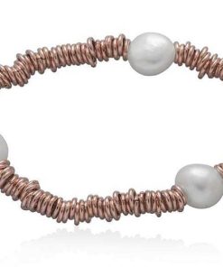 Pulseras Marina Garcia | Pulsera Pisa En Plata Rosa