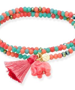 Pulseras Marina Garcia | Pulsera Zen Mandarina Con Elefante