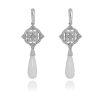 Pendientes Marina Garcia | Pendientes Art Deco Novia En Plata