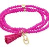 Pulseras Marina Garcia | Pulsera Zen Fucsia Con Clip Amistad