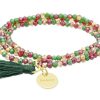 Pulseras Marina Garcia | Pulsera Zen Acebo Con Chapa Danke