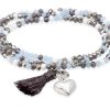 Pulseras Marina Garcia | Pulsera Zen Hielo Con Coraz N