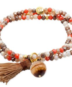 Pulseras Marina Garcia | Pulsera Zen Roble Con Piedra Natural