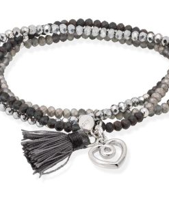 Pulseras Marina Garcia | Pulsera Zen Carb N Con Charm Love