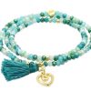 Pulseras Marina Garcia | Pulsera Zen Menta Con Charm Love