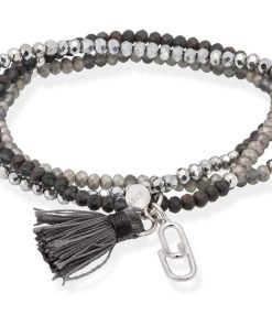 Pulseras Marina Garcia | Pulsera Zen Carb N Con Clip Amistad