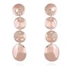 Pendientes Marina Garcia | Pendientes Bari Co Ac En Plata Rosa