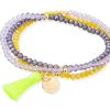 Pulseras Marina Garcia | Pulsera Zen Ne N Amarilla Con Peseta