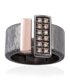 Anillos Marina Garcia | Anillo Beluga Co Ac En Plata Rosa