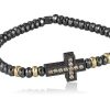 Pulseras Marina Garcia | Pulsera Bad Co Ac En Plata Negra