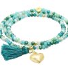 Pulseras Marina Garcia | Pulsera Zen Menta Con Coraz N