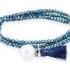 Pulseras Marina Garcia | Pulsera Zen Azul En Plata