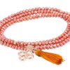 Pulseras Marina Garcia | Pulsera Zen Coral En Plata Rosa