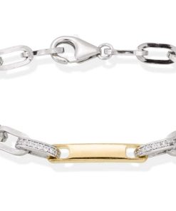 Pulseras Marina Garcia | Pulsera Ritz Blanco En Plata