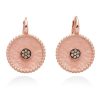 Pendientes Marina Garcia | Pendientes Sidney Co Ac En Plata Rosa