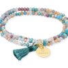 Pulseras Marina Garcia | Pulsera Zen Ocean A Con Chapa Danke