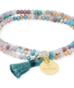 Pulseras Marina Garcia | Pulsera Zen Ocean A Con Chapa Danke