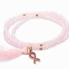 Pulseras Marina Garcia | Pulsera Zen Rosa En Plata Rosa