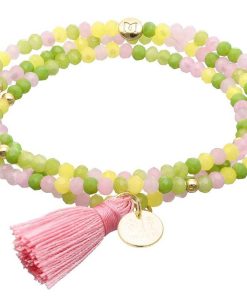 Pulseras Marina Garcia | Pulsera Zen British Rose Con Peseta