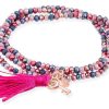 Pulseras Marina Garcia | Pulsera Zen Fucsia Con Llave