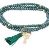 Pulseras Marina Garcia | Pulsera Zen Verde Con Llave