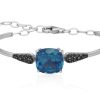 Pulseras Marina Garcia | Pulsera Jaipur Azul En Plata