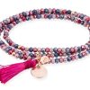 Pulseras Marina Garcia | Pulsera Zen Rosa En Plata Rosa