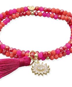 Pulseras Marina Garcia | Pulsera Zen Buganvilla Con Sol