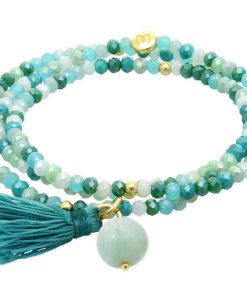 Pulseras Marina Garcia | Pulsera Zen Menta Con Piedra Natural