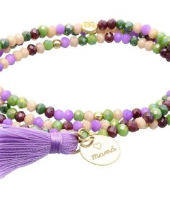 Pulseras Marina Garcia | Pulsera Zen Provenza Con Chapa Mam