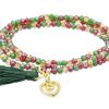 Pulseras Marina Garcia | Pulsera Zen Acebo Con Charm Love