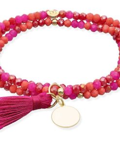 Pulseras Marina Garcia | Pulsera Zen Buganvilla Con Chapa